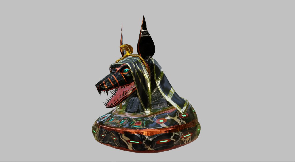 Anubis head preview image 1